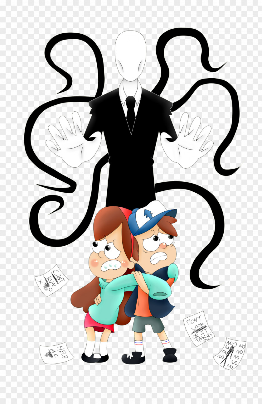 Slender Man Slender: The Eight Pages Slenderman Dipper Pines Mabel Male PNG