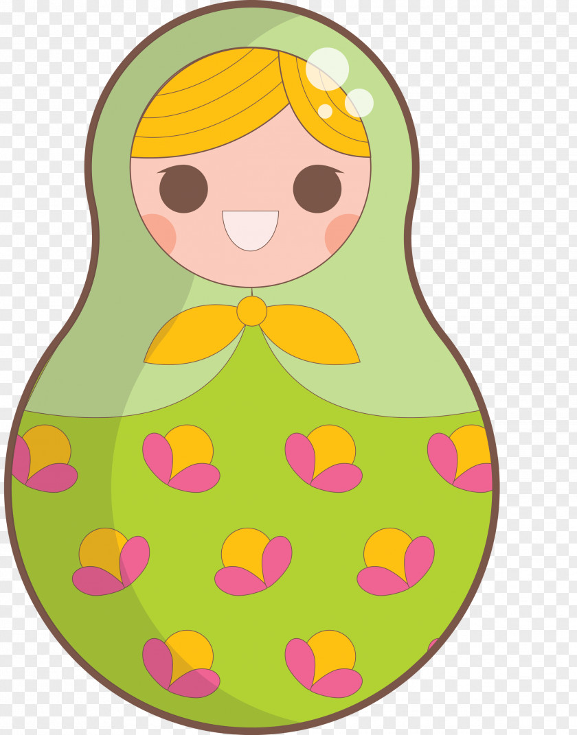 Colorful Russian Doll PNG