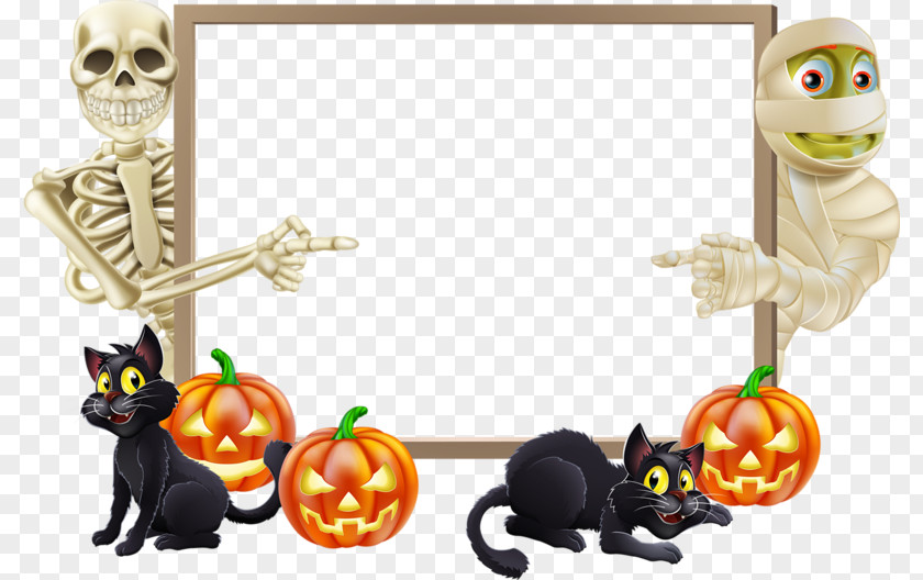 Frame Halloween Landscape Trick-or-treating Clip Art PNG
