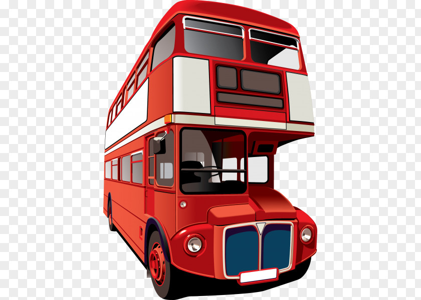 London Bus Double-decker Buses Tour Service PNG
