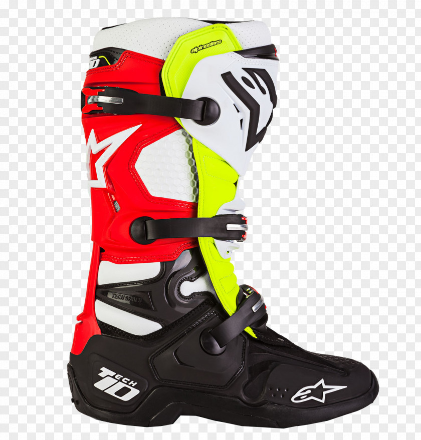 Motocross Ski Boots Motorcycle Boot Alpinestars PNG