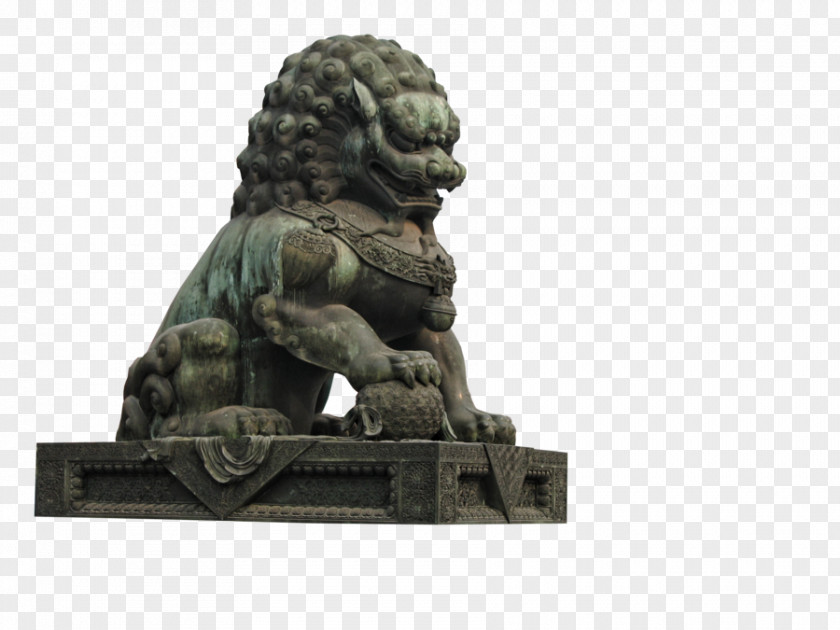 Statue Lion Nataraja Chroma Key PNG