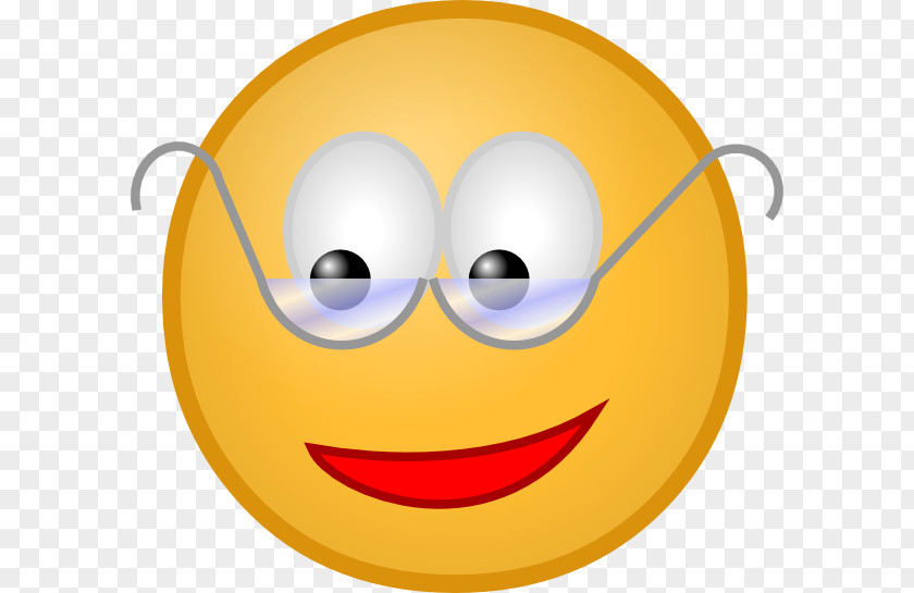 Animated Laughing Smiley Glasses Emoticon Clip Art PNG