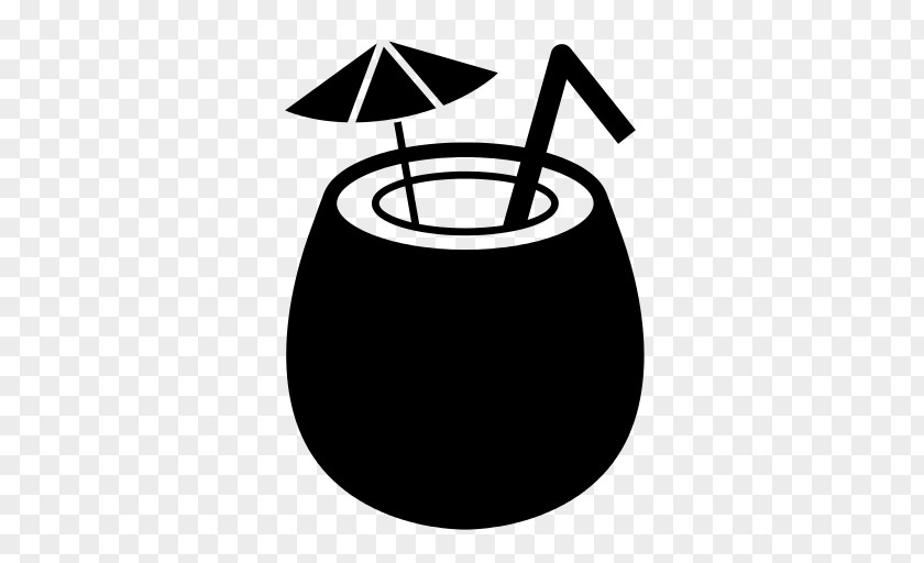 Coconut Water Black And White Milk Clip Art PNG
