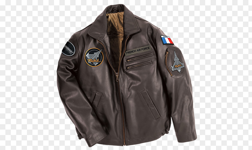 Dassault Leather Jacket 0506147919 PNG