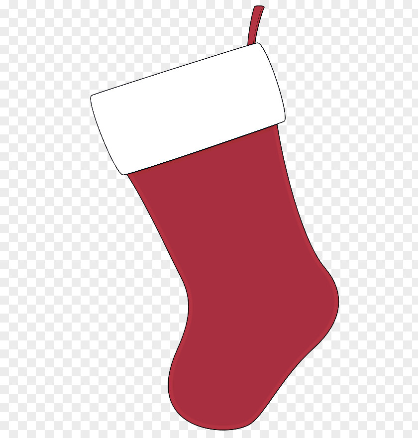 Interior Design Red Christmas Stocking PNG