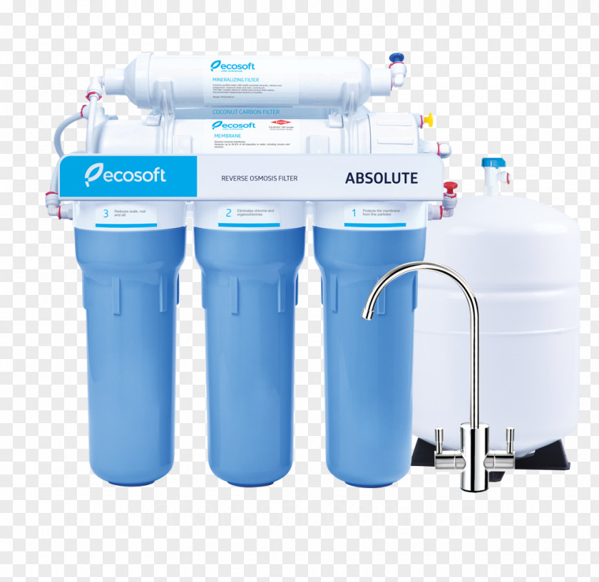 Absolut Reverse Osmosis Ecosoft Water Filter PNG