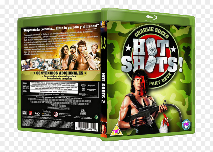 Blu-ray Disc Lt. Sean Topper Harley Hot Shots! Subtitle Film PNG