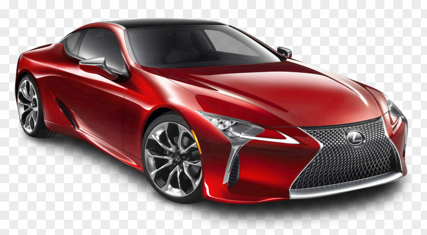 Cherry Red Lexus LC 500h Car 500 GT500 North American International Auto Show 2018 PNG