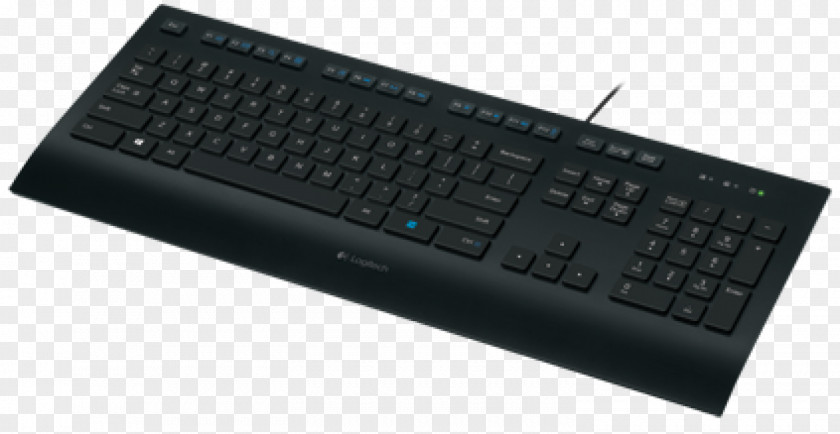 Computer Accessories Keyboard Logitech Corded K280e USB K280 For Business, U.S. PNG