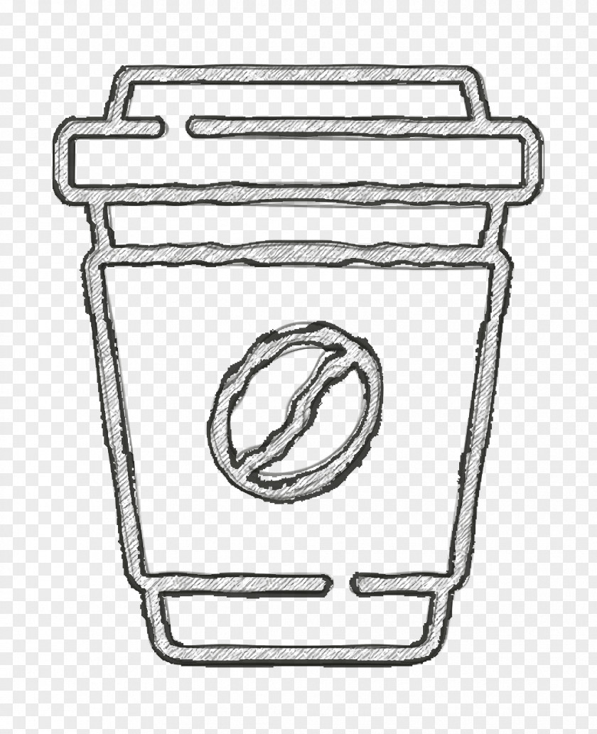 Drawing Line Art Coffee Icon Fast Food PNG