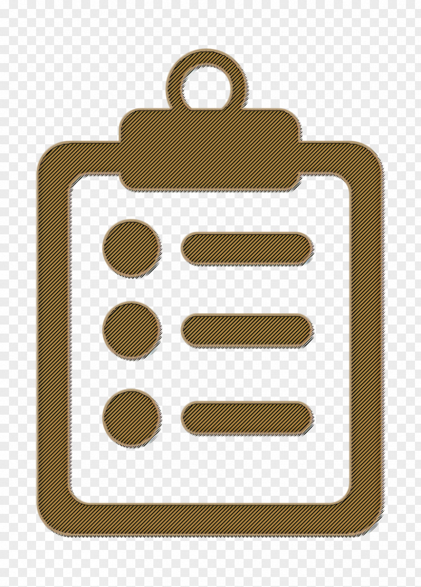 Medical Icon Notes Symbol Of A List Paper On Clipboard PNG