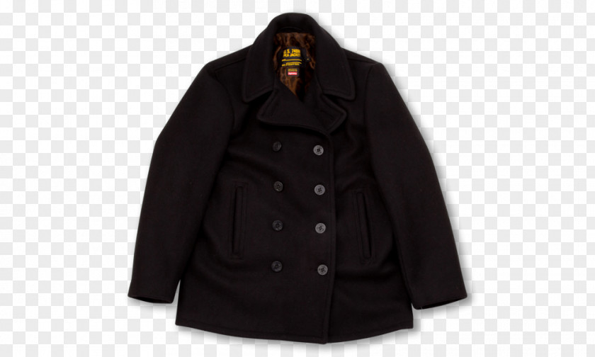 Peacoat Jacket With Hoodie Overcoat Pea Coat Schott NYC Clothing PNG