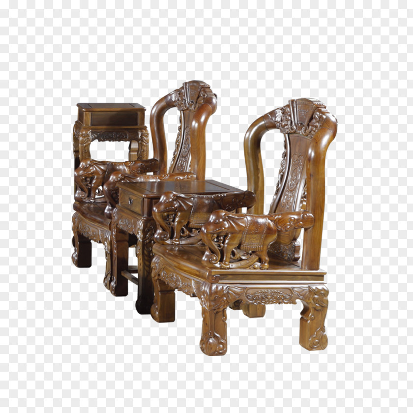 Wood With Elements Table Furniture Chair PNG