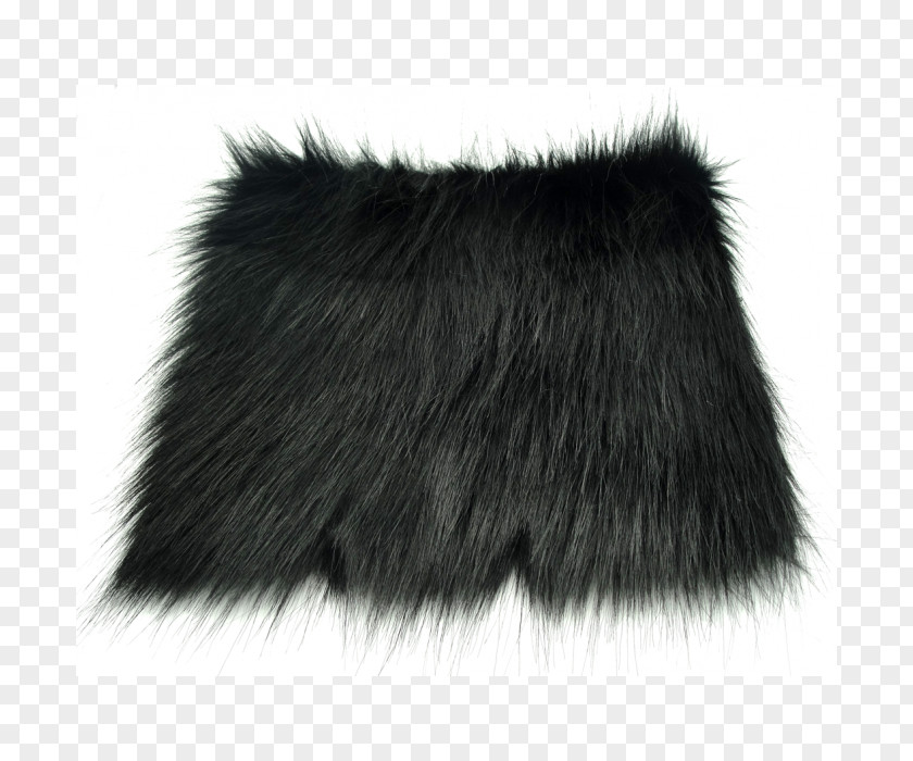 Black Fox Fur Clothing Textile White PNG