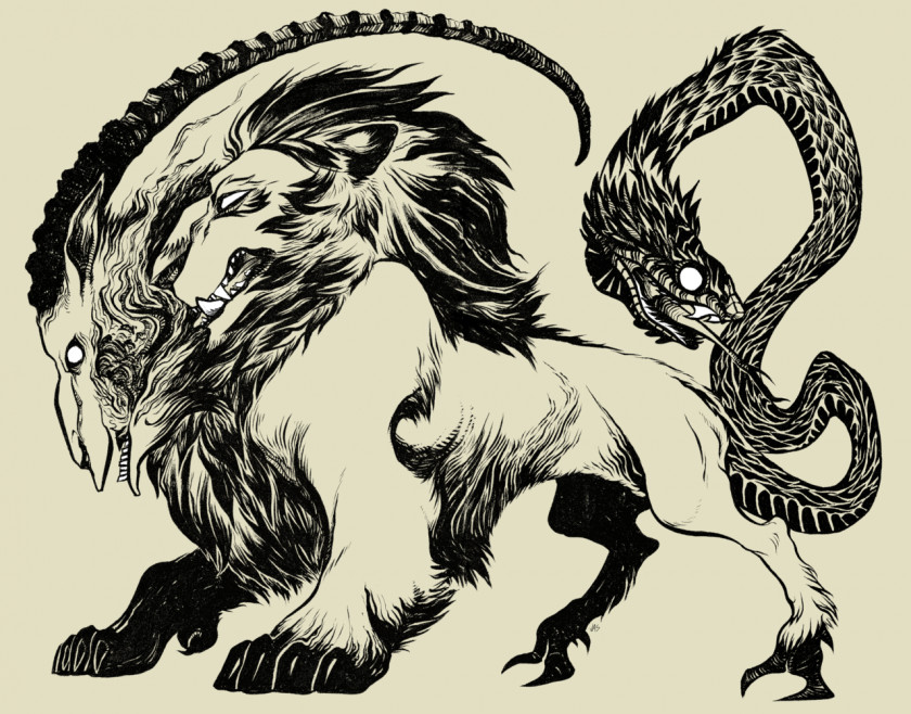 Chimera Goat Dungeons & Dragons Lion Pathfinder Roleplaying Game PNG