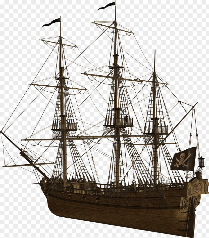 Ship Sailing Piracy Clip Art PNG