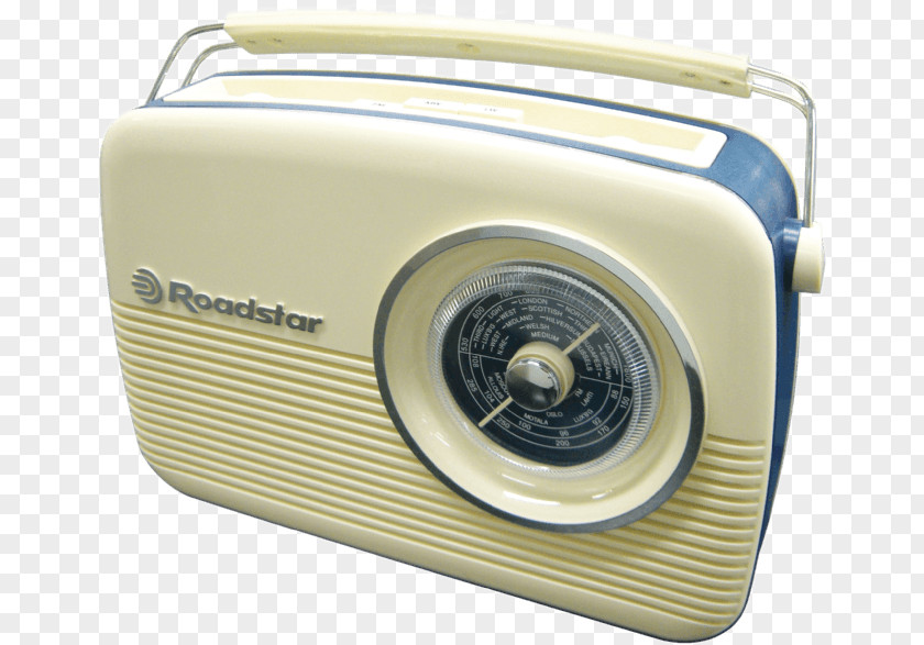 Stereo Anti Sai Cream Roadstar Radio FM Broadcasting HRA-1245 WD TRA-1958N/B PNG
