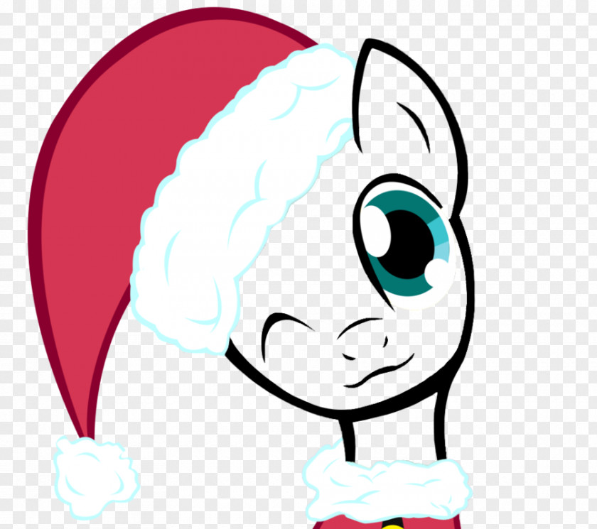 Unicorn Face Pony Rarity Pinkie Pie Twilight Sparkle Santa Claus PNG