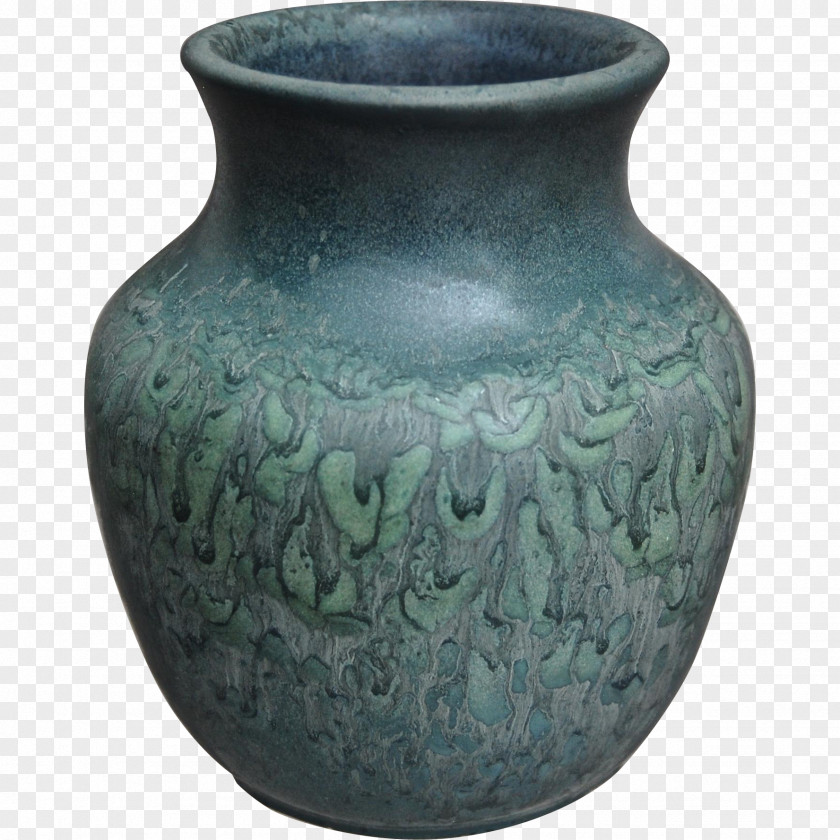 Vase American Art Pottery Ceramic Tiles PNG