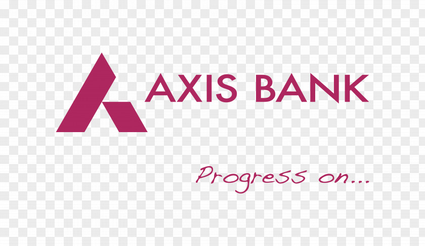 Axis Bank Logo Brand Font Pink M Line PNG