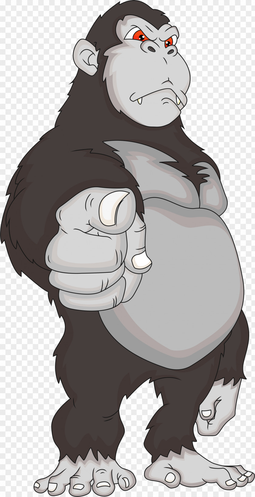 Gorilla Royalty-free Clip Art PNG