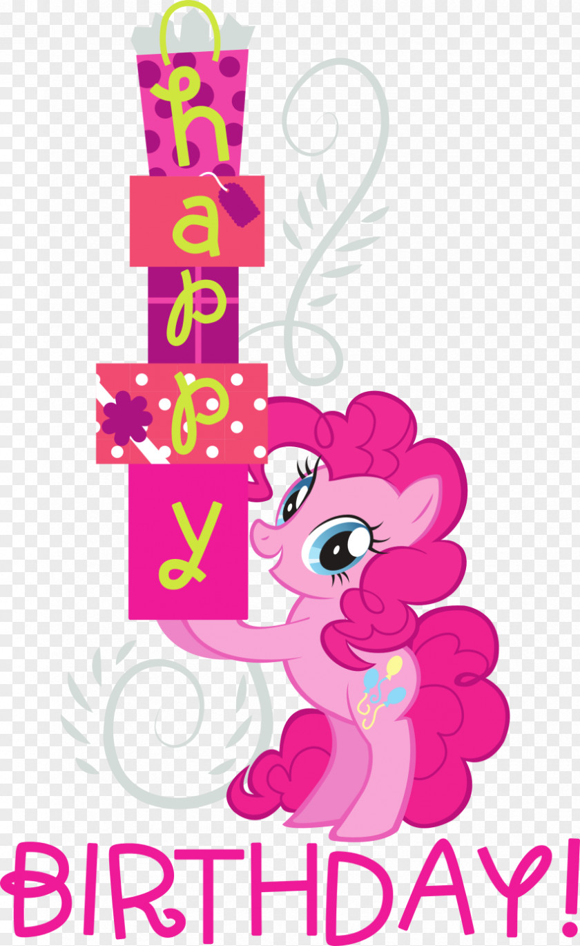 Pie Vector Pinkie Pony Birthday Wedding Invitation Greeting & Note Cards PNG