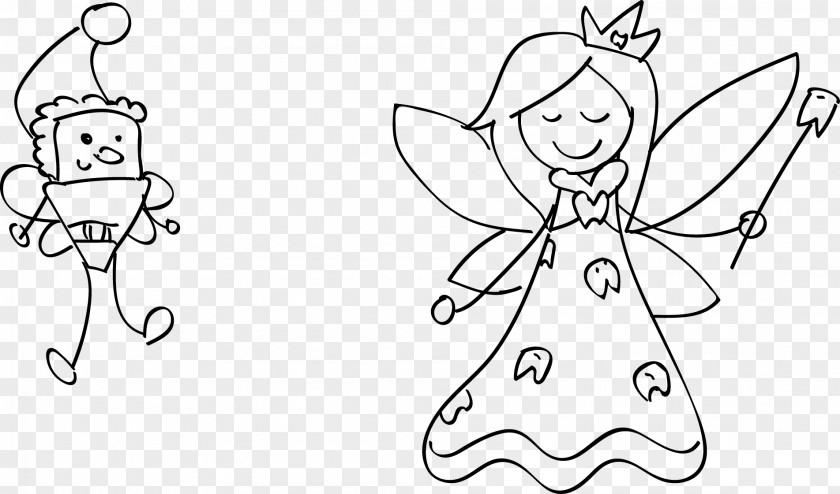 Tooth Fairy Drawing Line Art Visual Arts Clip PNG