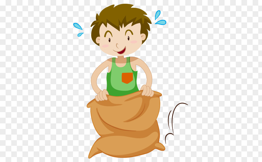 Child Sack Race Royalty-free Clip Art PNG