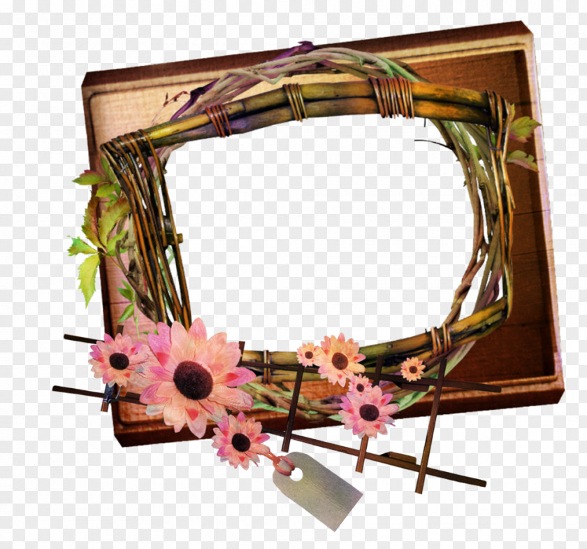 Festivals Floral Border Vector Material Picture Frame Flower PNG