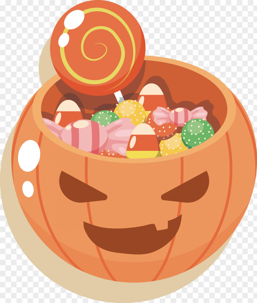 Halloween Pumpkin Vector Candy PNG