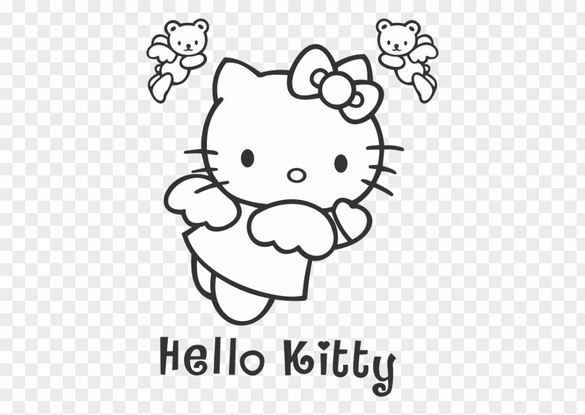 Hello Kitty Logo Cdr PNG