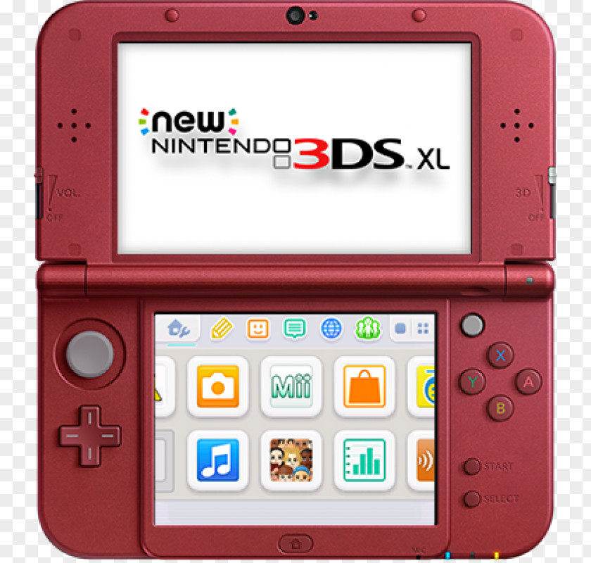 Nintendo Super Entertainment System New 3DS Handheld Game Console PNG