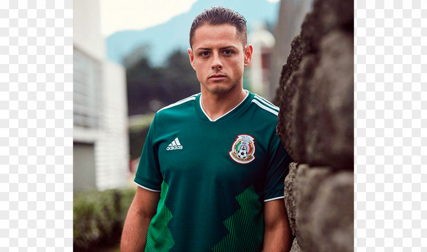 Adidas 2018 FIFA World Cup Mexico National Football Team Jersey Kit PNG
