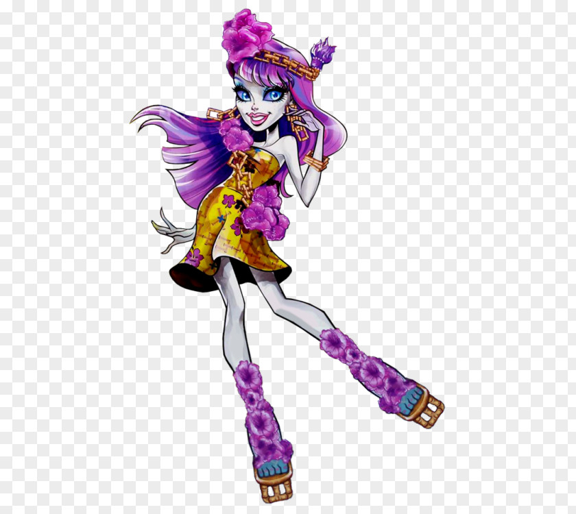 Ghoul Monster High Spectra Vondergeist Daughter Of A Ghost Art Cleo DeNile PNG
