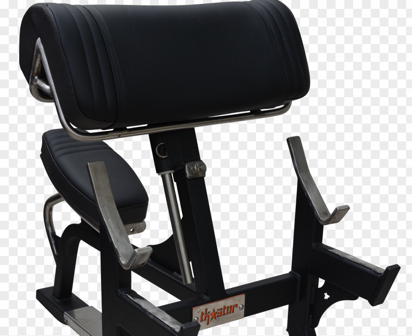 Preacher Bench Furniture Exercise Equipment Fitness Centre Strength Training PNG