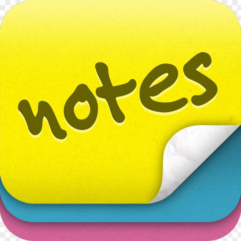 Sticky Note Post-it IPod Touch Notes PNG