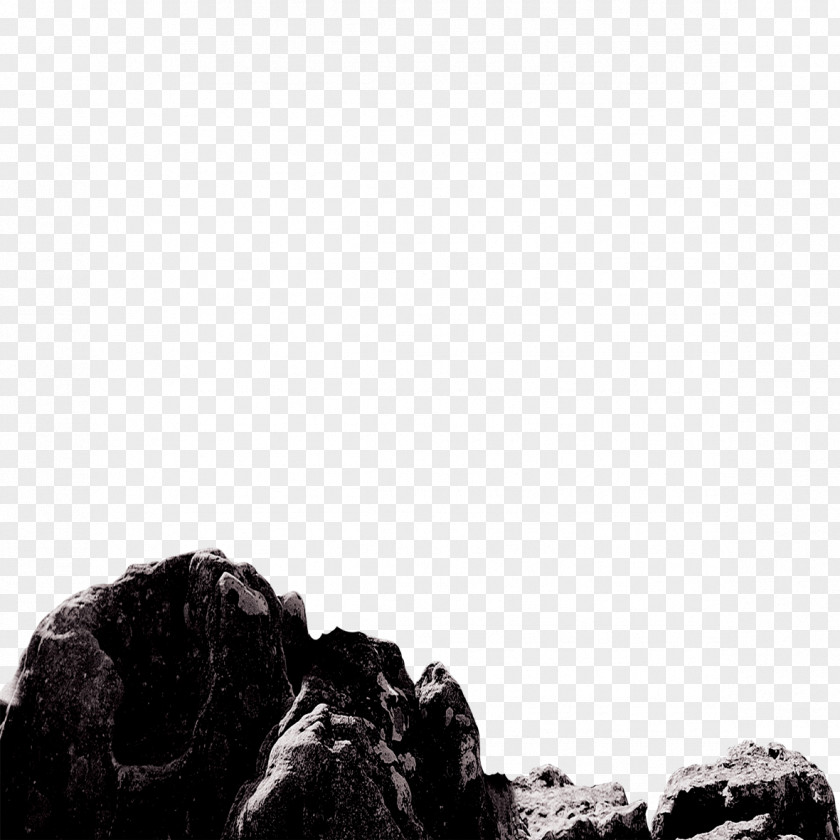 Stone Black And White Sky Stock Photography Wallpaper PNG