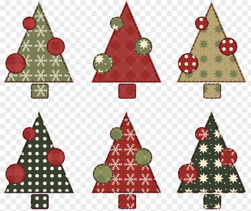 Variety Of Christmas Tree Decoration Ornament PNG
