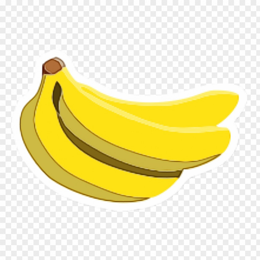 Banana Yellow Design PNG