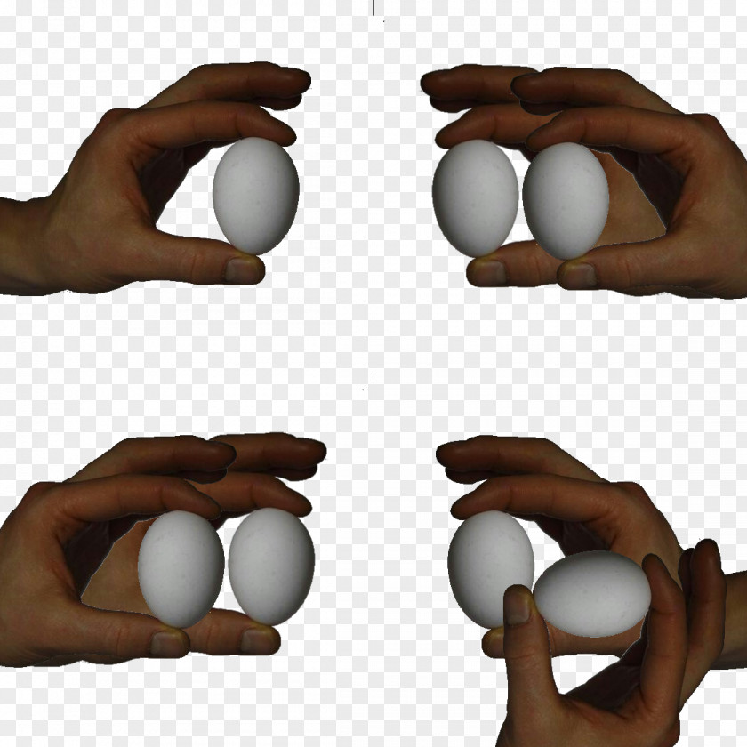 Easter Eggs. Eggs Thumb Hand Model PNG