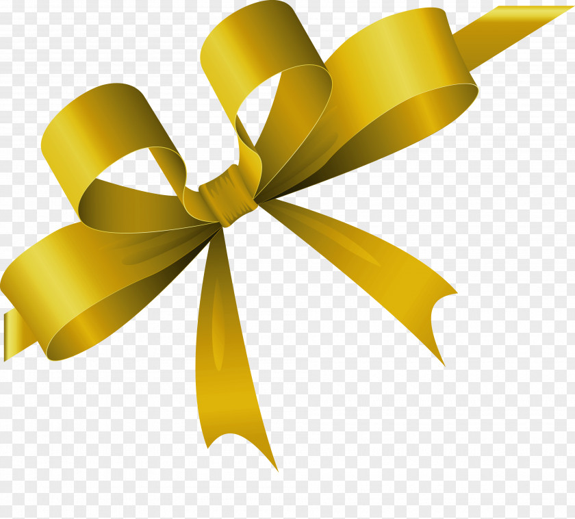 Gold Brush Ribbon PNG