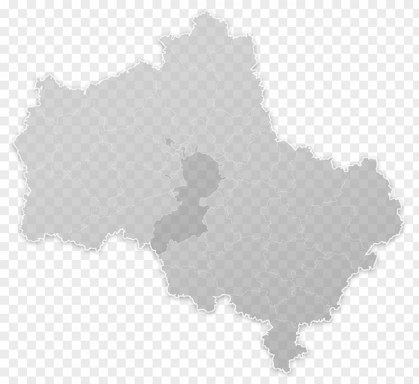 Map Moscow Blank Industrial Park Vector PNG
