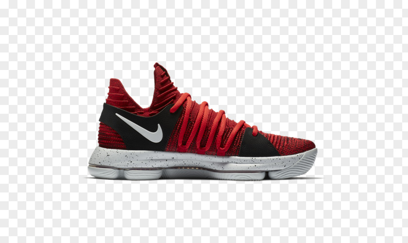 Nike Sports Shoes KD 10 Red Velvet Zoom Kd PNG
