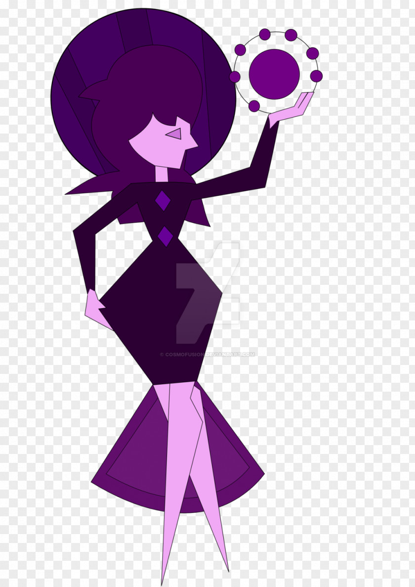 Purple Diamond Pink M Character Clip Art PNG
