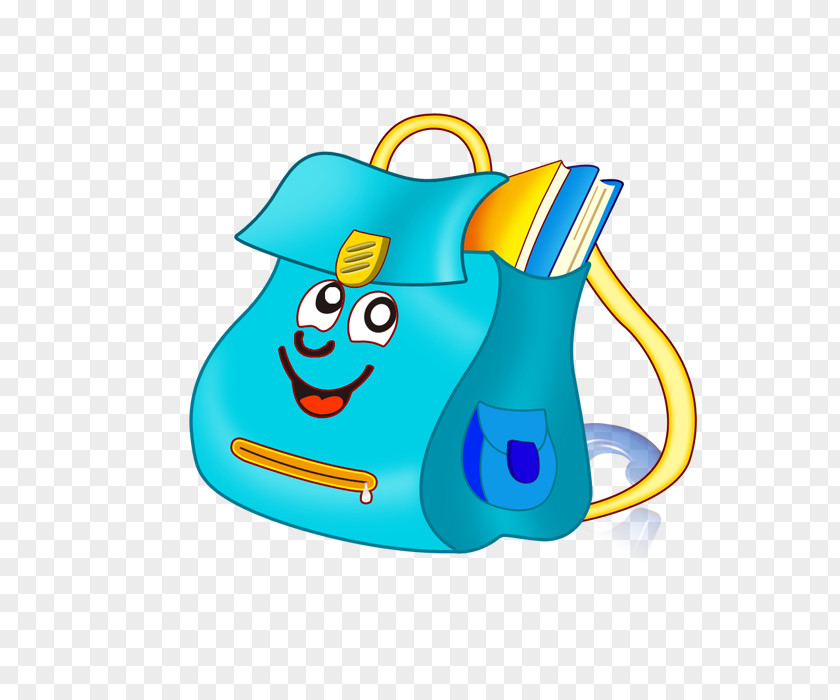 Cute Smiley Face Bag Element Satchel Cartoon PNG