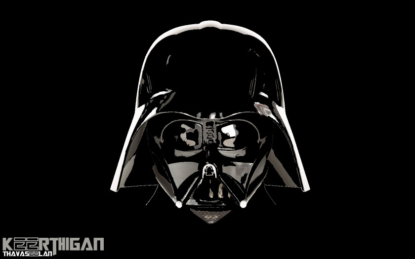 Darth Vader Anakin Skywalker Star Wars Black And White PNG