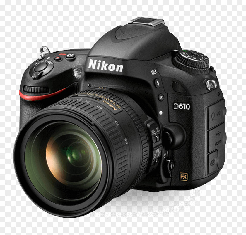 Holiday Sale Nikon D600 Digital SLR Camera D610 24-85 VR Lens Kit D610LK24-85 Full-frame Photography PNG