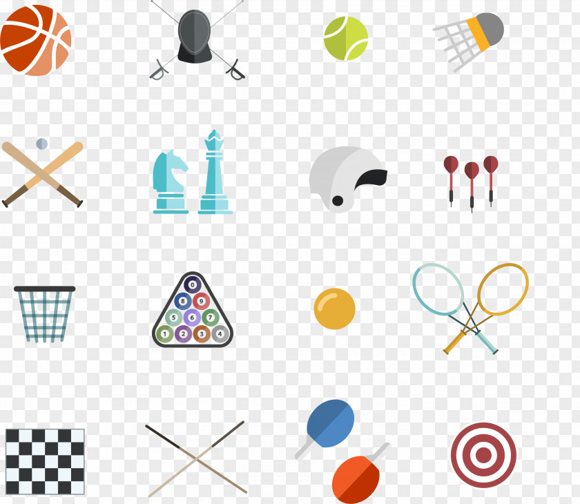 Cartoon Sports Equipment Sport Illustration PNG