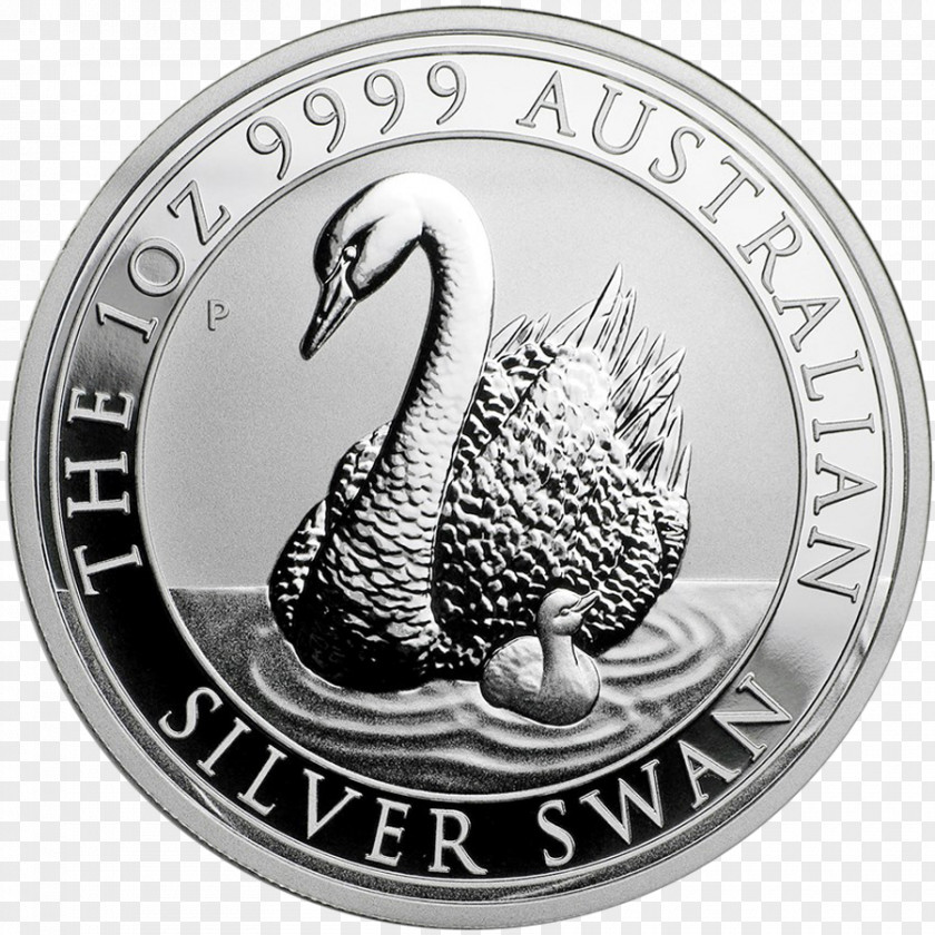 Coin Silver Cygnini Perth Mint PNG